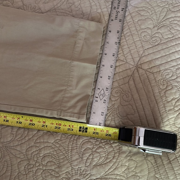 Lands End ankle pants size 10 tan - Picture 9 of 9